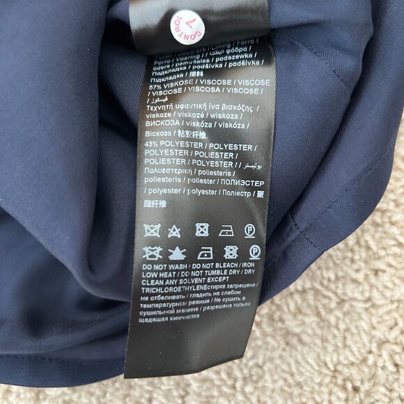 Luisa Cerano Charcoal Grey Tweed Miniskirt Size EU 36 - Picture 10 of 10